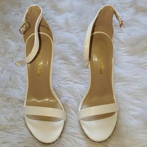 Dream Paris White Heels